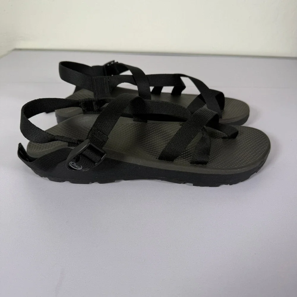 Chaco Z/Cloud 2 Sandals Mens 13 Black Toe Loop Strappy Hiking Outdoor